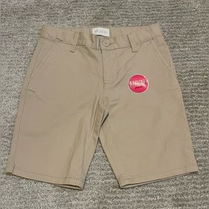 Children’s Place Khaki Stretchy Shorts Girls Size 6X/7 NWT